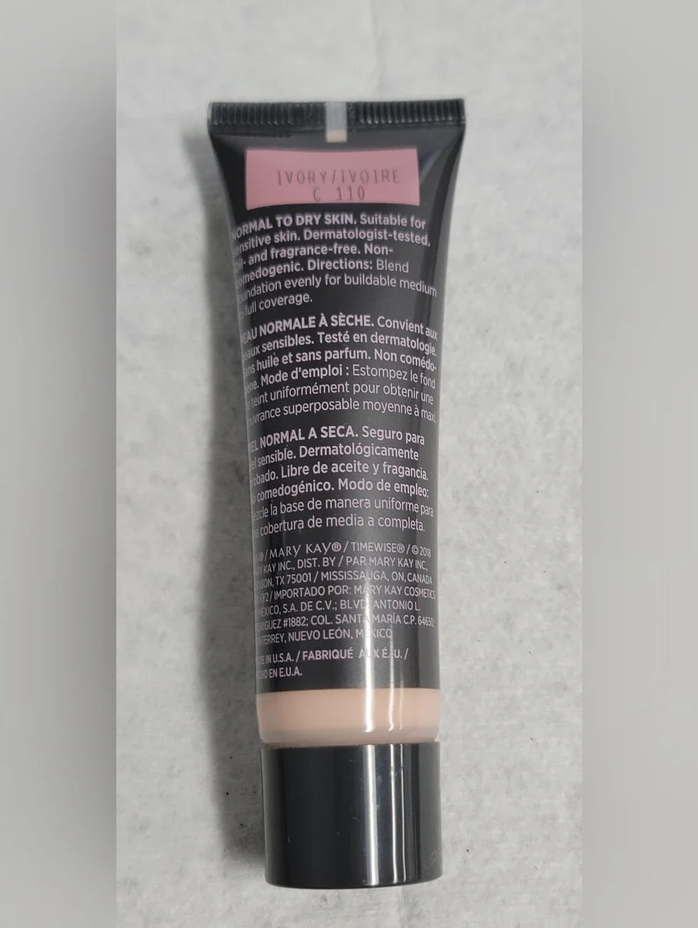 NWOB- Mary Kay TimeWise Luminous 3D Foundation Ivory C 110